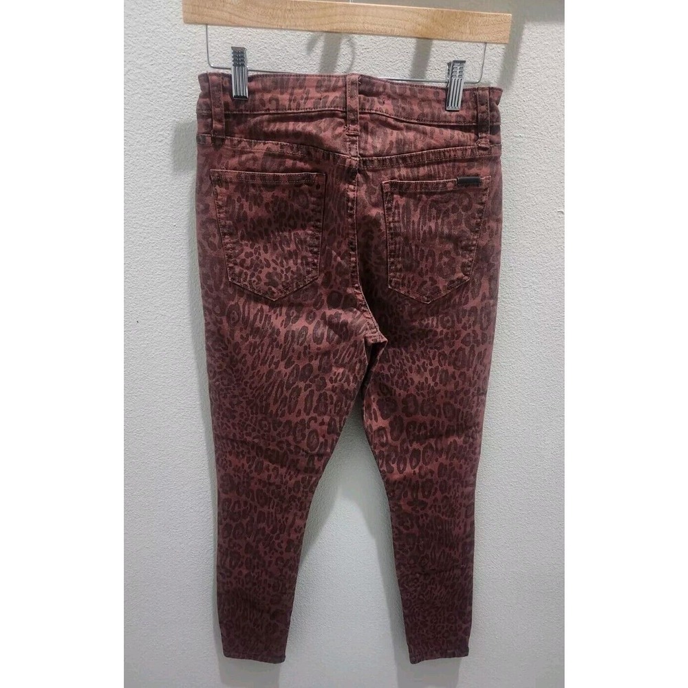 Excellent Joes Size 27 High Rise Skinny Leopard Print Jeans - Picture 11 of 11